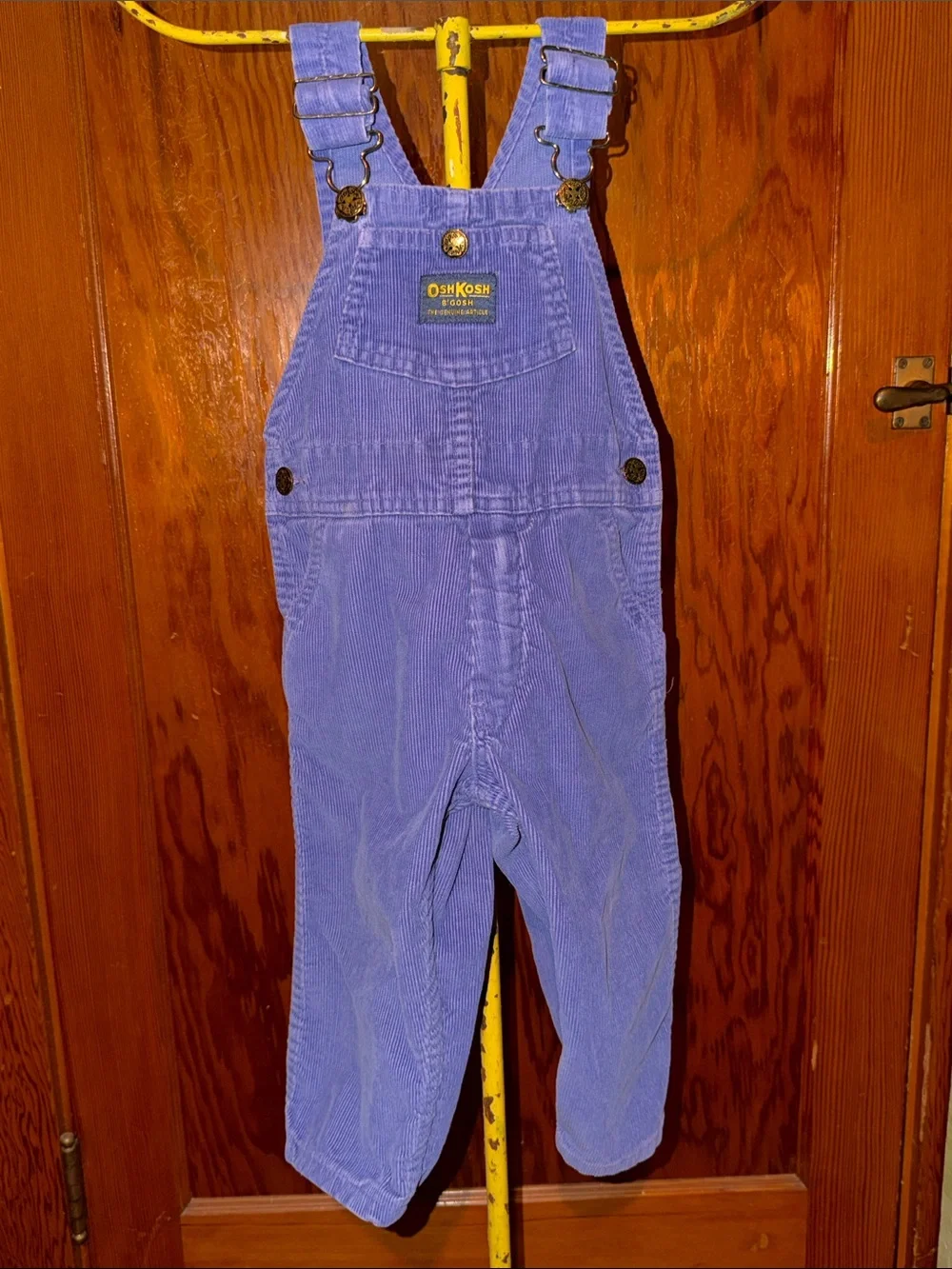 Vintage Oshkosh B’Gosh Purple Corduroy Overalls 3T